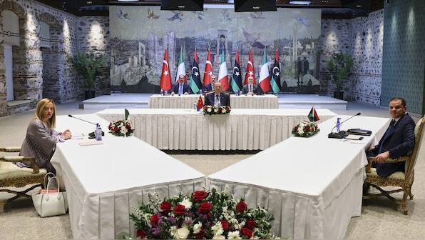 Turkish, Italian, Libyan leaders discuss joint strategy to curb migration and support Libyan unity