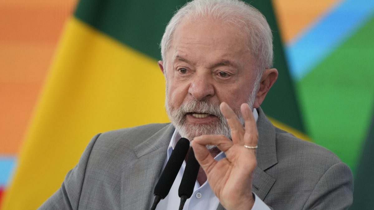 Brazilian President Luiz Inacio Lula da Silva speaks during an event at Planalto presidential palace in Brasilia, Brazil, Friday, Aug. 1, 2025. (AP Photo Brazilian President Luiz Inacio Lula da Silva speaks during an event at Planalto presidential palace in Brasilia, Brazil, Friday, Aug. 1, 2025. (AP Photo