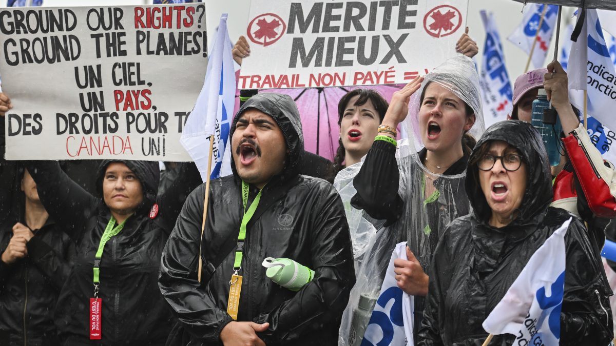 Air Canada flight attendants defy back-to-work order, to continue ‘unlawful’ strike