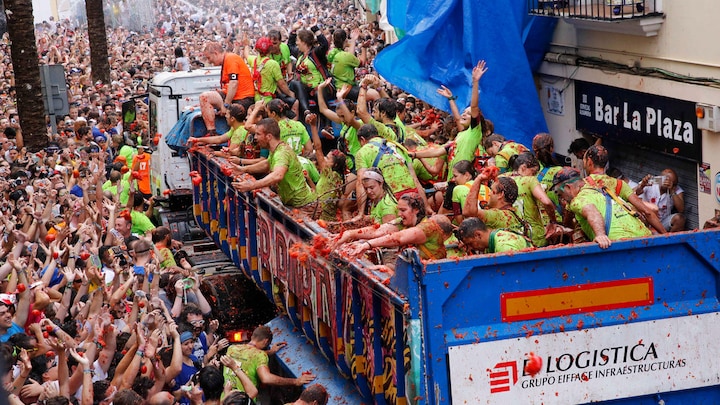 Spain’s ‘tomato throwing’ festival turns 80. How humble 'Tomatina' went global