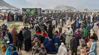 In total, more than one million Afghans have left Pakistan since 2023, including more than 200,000 since April. AFP File
