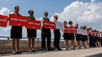 Air Canada plans on cancelling flights due to a strike by flight attendants. Reuters