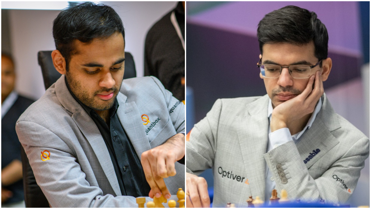 World No 5 Arjun Erigaisi and No 10 Anish Giri are the top contenders for the title at the 2025 Chennai Grand Masters. Image: Norway Chess/FIDE World No 5 Arjun Erigaisi and No 10 Anish Giri are the top contenders for the title at the 2025 Chennai Grand Masters. Image: Norway Chess/FIDE