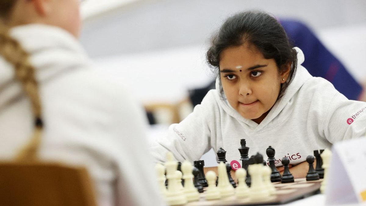 Bodhana Sivanandan in deep concentration during a match. Reuters Bodhana Sivanandan in deep concentration during a match. Reuters