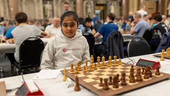 British Woman FIDE Master Bodhana Sivanandan became the youngest female player to defeat at Grandmaster at the age of 10 years, 5 months and 1 day, breaking the record previously held by USA's Carissa Yip. Image credit: FIDE