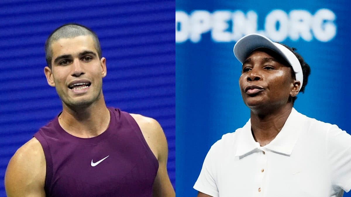 Alcaraz’s new haircut wins Sharapova and crowd’s approval, but Tiafoe isn’t impressed; Williams makes emotional US Open exit