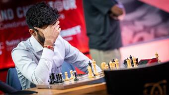 D Gukesh scored 3/9 on Day 1 of Blitz section at Saint Louis Chess Club. Image: Saint Louis Chess Club
