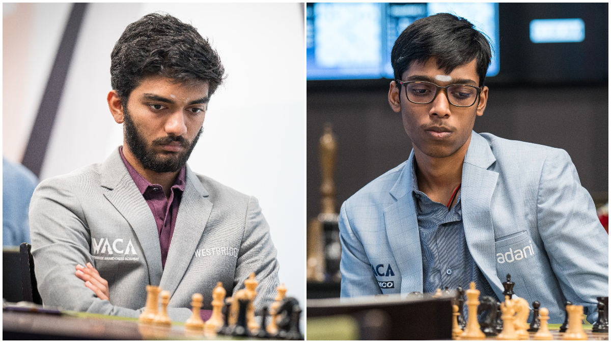 The gulf in form between Indian chess stars D Gukesh and R Praggnanandhaa was evident at the recently-concluded Sinquefield Cup. Image credit: Grand Chess Tour The gulf in form between Indian chess stars D Gukesh and R Praggnanandhaa was evident at the recently-concluded Sinquefield Cup. Image credit: Grand Chess Tour