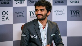 The latest blitz defeat has raised questions over chess world champion D Gukesh. Image: PTI
