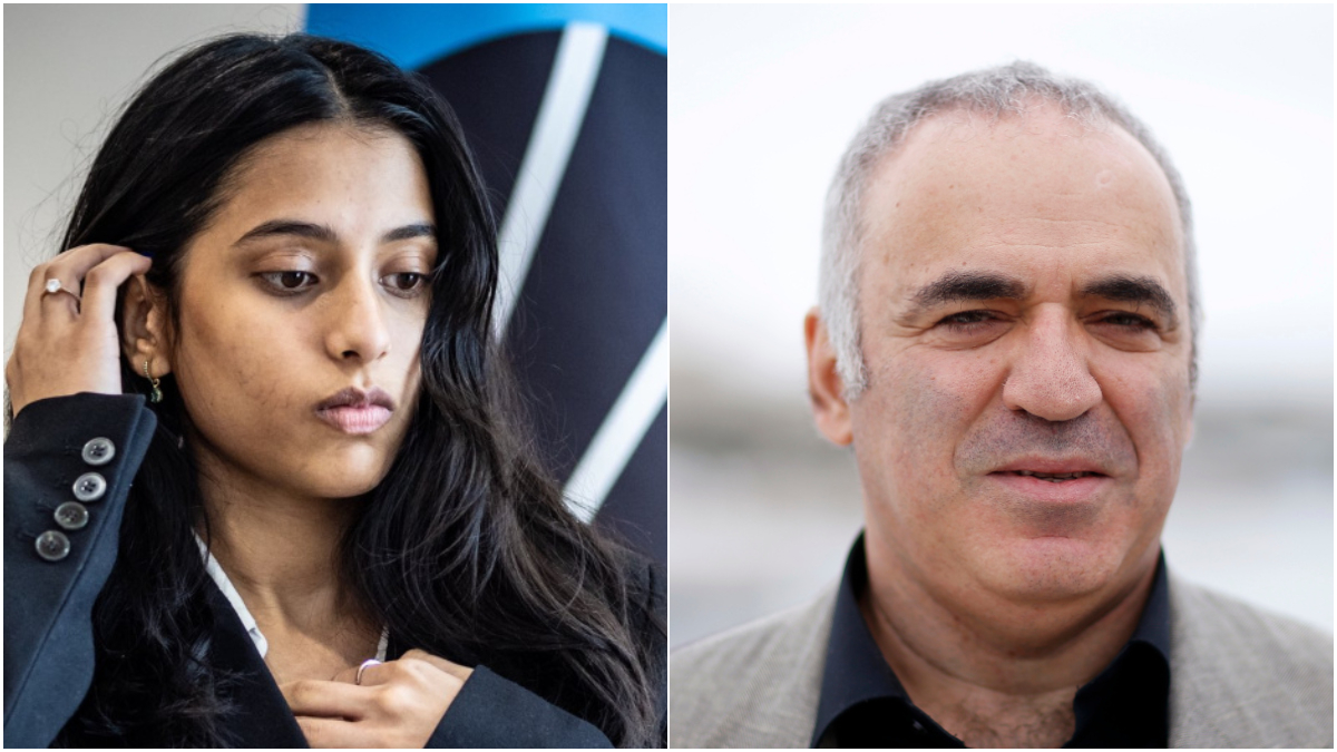 Indian Grandmaster Divya Deshmukh could follow Judit Polgar's footsteps in proving Garry Kasparov's infamous quote on female players wrong as she competes in the 'Open' category of the 2025 FIDE Grand Swiss. Image: FIDE/Reuters Indian Grandmaster Divya Deshmukh could follow Judit Polgar's footsteps in proving Garry Kasparov's infamous quote on female players wrong as she competes in the 'Open' category of the 2025 FIDE Grand Swiss. Image: FIDE/Reuters