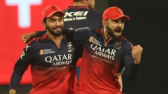 Rajat Patidar and Virat Kohli during an IPL game for RCB. Image: BCCI