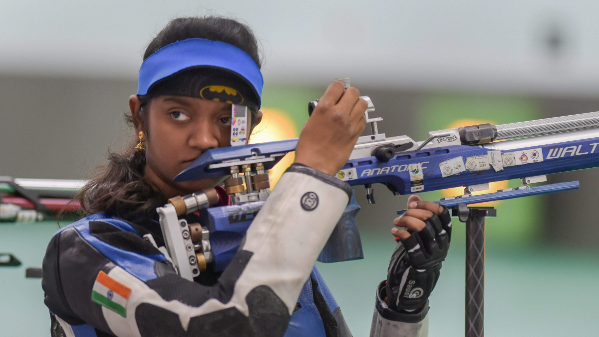 Elavenil Valarivan wins women's 10m air rifle gold in Asian Championships as Indian juniors continue to dominate Elavenil Valarivan wins women's 10m air rifle gold in Asian Championships as Indian juniors continue to dominate