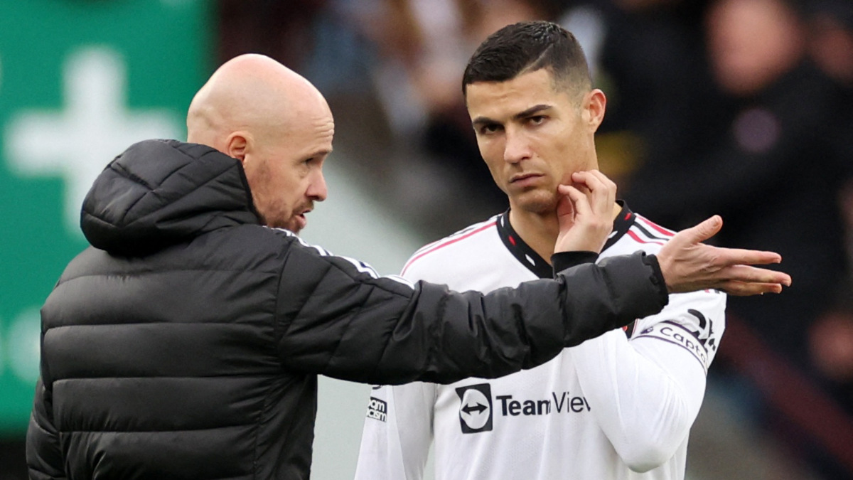 Erik ten Hag and Cristiano Ronaldo did not share a great working relationship at Manchester United in 2022. Reuters Erik ten Hag and Cristiano Ronaldo did not share a great working relationship at Manchester United in 2022. Reuters