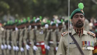 Pakistan army soldiers march during a Pakistan Defence Day parade in Karachi, Pakistan. Representational image/AP