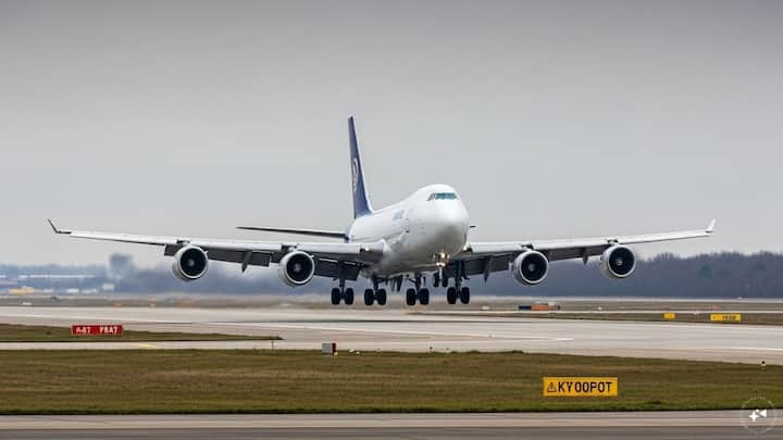 Cargo plane's engine catches fire in Chennai