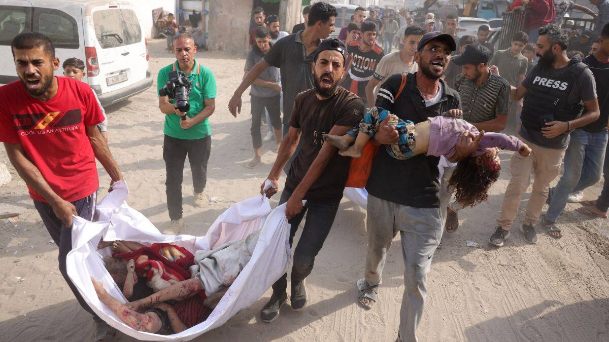 <div>'Gaza is dying': Strip on streets as fear grips residents over Israel’s new war</div>