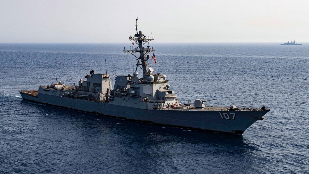 This handout photo released by the US Defence Visual Information Distribution Service (DVIDS) shows the US Navy Arleigh Burke-class guided-missile destroyer USS Gravely in the Red Sea on June 7, 2024. It is one of the warships deployed towards Venezuela for counternarcotics operations. (Photo: DVIDS/AFP) This handout photo released by the US Defence Visual Information Distribution Service (DVIDS) shows the US Navy Arleigh Burke-class guided-missile destroyer USS Gravely in the Red Sea on June 7, 2024. It is one of the warships deployed towards Venezuela for counternarcotics operations. (Photo: DVIDS/AFP)