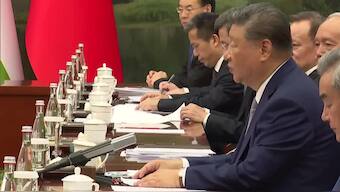 Chinese President Xi Jinping delivers opening remarks in the bilateral meeting with Prime Minister Narendra Modi on the sidelines of the SCO Summit on Sunday, August 31, 2025, at China's Tianjin. (Photo: ANI)