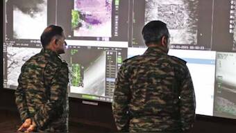 First visuals of the services chiefs monitoring Operation Sindoor from the Indian Army Headquarters Operations Room. (Image credit: Indian Army)