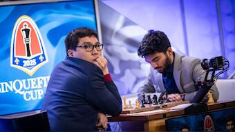 D Gukesh suffered his first ever defeat to Wesley So as he continues to struggle at Sinquefield Cup 2025. Image: Grand Chess Tour
