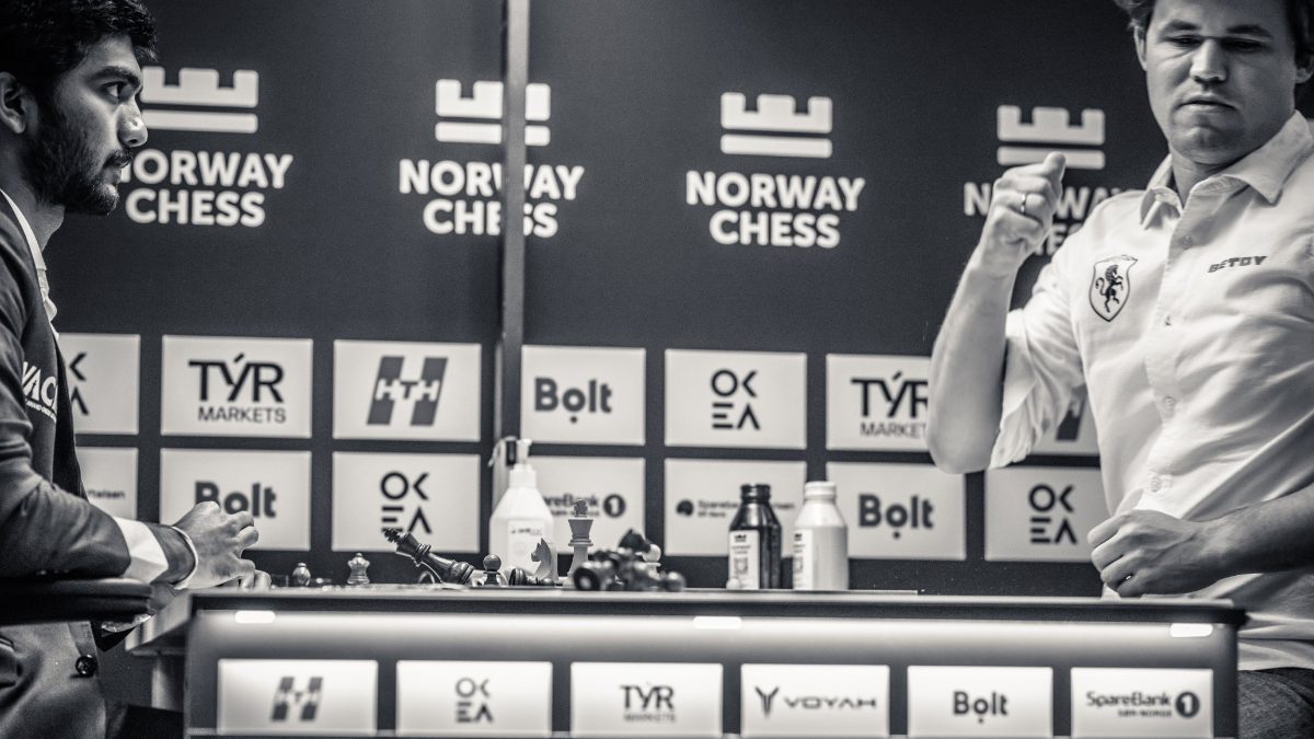 While top players like Magnus Carlsen have questioned D Gukesh, the Indian Grandmaster continues to prove his critics wrong. Image: Norway Chess While top players like Magnus Carlsen have questioned D Gukesh, the Indian Grandmaster continues to prove his critics wrong. Image: Norway Chess