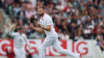 Gus Atkinson, making his first appearance of the five-match Test series against India, was the pick of the English bowlers on Day 1 at The Oval with figures of 19-7-31-2. Reuters