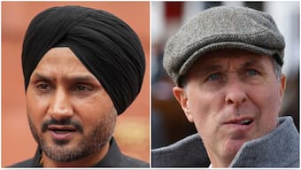 Harbhajan Singh took a dig at Michael Vaughan and other English experts following India's series-leveling victory at The Oval on Monday. PTI/Reuters