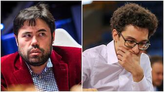 American Grandmasters Hikaru Nakamura and Fabiano Caruana are among the top chess players in the world, occupying the second and third spots on the FIDE Classical ratings. Image: Freestyle Chess/Reuters