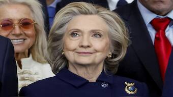Former US Secretary of State Hillary Clinton attends Donald Trump's inauguration as the next President of the United States in the Rotunda of the United States Capitol in Washington, US, on January 20, 2025. Reuters File