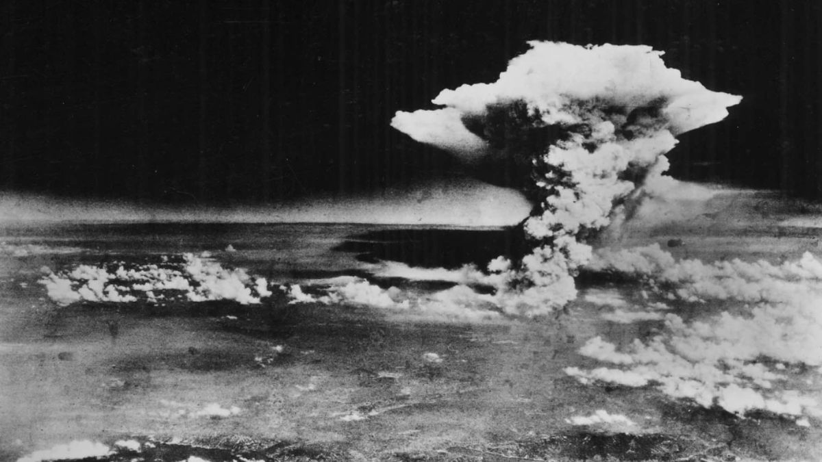In this August 6, 1945 photo released by the US Army, a mushroom cloud billows about one hour after a nuclear bomb was detonated above Hiroshima, Japan. File image/AP In this August 6, 1945 photo released by the US Army, a mushroom cloud billows about one hour after a nuclear bomb was detonated above Hiroshima, Japan. File image/AP