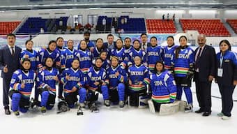 Team India had finished third at the 2025 IIHF Women's Asia Cup in Al-Ain, UAE. Image credit: X/@WeAreTeamIndia