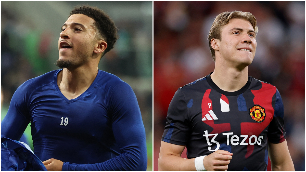 Jadon Sancho and Rasmus Hojlund could be playing in the Serie A in the upcoming season, albeit for different clubs. Reuters Jadon Sancho and Rasmus Hojlund could be playing in the Serie A in the upcoming season, albeit for different clubs. Reuters