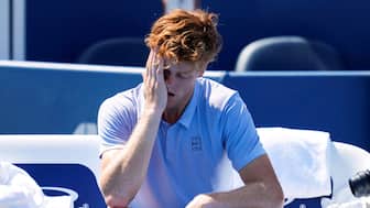 Jannik Sinner was under the weather on the day of the Cincinnati Open final against Carlos Alcaraz, and retired while trailing 0-5 in the opening set. Reuters
