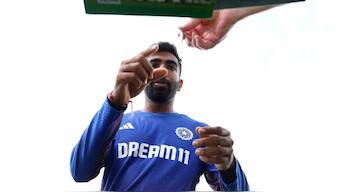 Jasprit Bumrah missing a Test match with a green pitch did not go down well with a few fans. Image: Reuters
