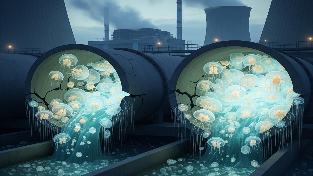 Jellyfish swarm forces shutdown of four reactors at French nuclear plant
