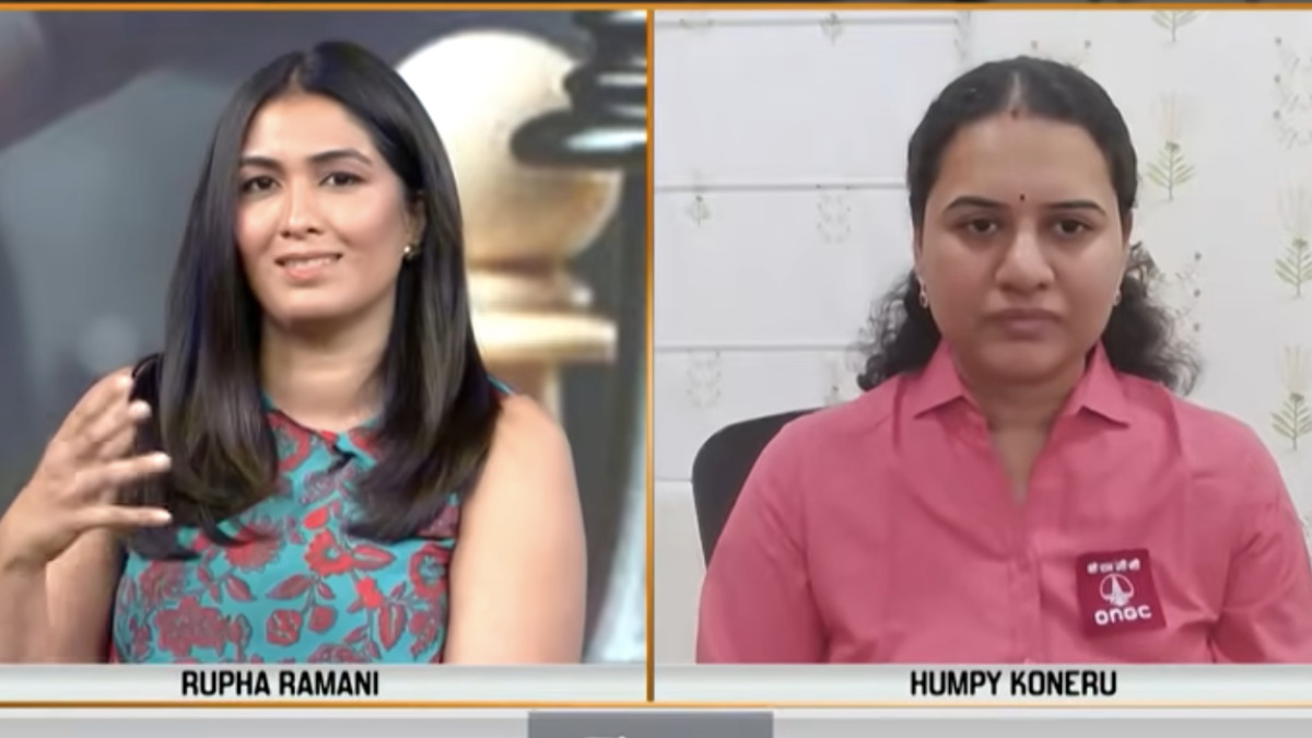 Indian Grandmaster Koneru Humpy in conversation with Rupha Ramani on the latest episode of First Sports Indian Grandmaster Koneru Humpy in conversation with Rupha Ramani on the latest episode of First Sports