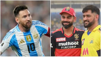 Lionel Messi could be sharing the field with the likes of Virat Kohli and MS Dhoni at Mumbai's Wankhede Stadium in a once-in-a-lifetime-event later this year. Image: AP/BCCI