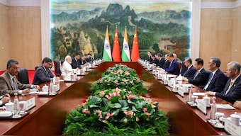 Prime Minister 
Narendra Modi met Chinese President Xi Jinping on the sidelines of the SCO Summit in Tianjin, China, on Sunday. Image: X/@MEA