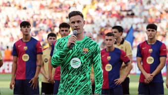 Barcelona may soon take legal action against Marc-Andre ter Stegen. Image: Reuters 
