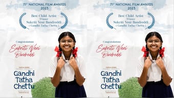 Allu Arjun starrer Pushpa 2 director Sukumar’s daughter Sukriti Veni Bandreddi wins Best Child Artist National Award for Gandhi Tatha Chettu