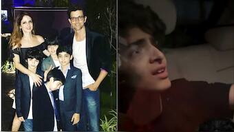 Hrithik Roshan’s 17-year-old son Hridaan forced to run to his car as paparazzi chase him; netizens slams: 'Leave the poor kid alone' WATCH