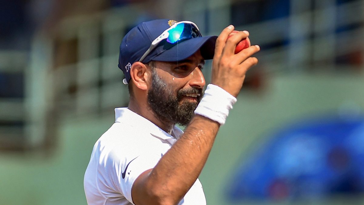 Mohammed Shami could not play Tests in England due to poor fitness. Image: PTI
Mohammed Shami could not play Tests in England due to poor fitness. Image: PTI
