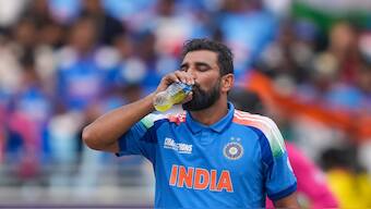 Mohammed Shami has not been picked for India since the Champions Trophy 2025. Image: AP
