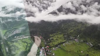 A cloudburst-hit area of Uttarkashi district, Uttarakhand on August 6, 2025. PTI