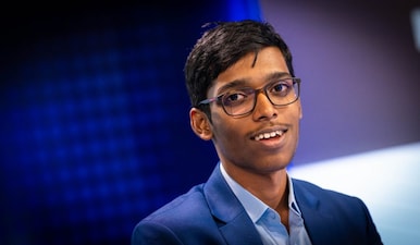 R Praggnanandhaa has a career-best ranking of world No 4. Image: Grand Chess Tour