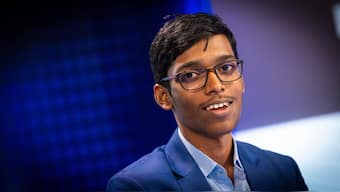 R Praggnanandhaa has secured world No. 3 spot in the live ranking for first time. Image: Grand Chess Tour