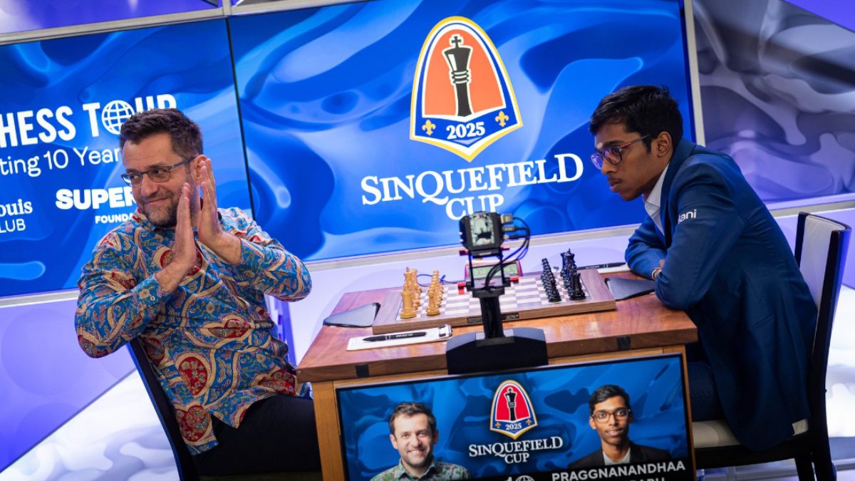 R Praggnanandhaa is the only Indian chess Grandmaster to qualify for Grand Chess Tour Finals 2025. Image: Grand Chess Tour
R Praggnanandhaa is the only Indian chess Grandmaster to qualify for Grand Chess Tour Finals 2025. Image: Grand Chess Tour