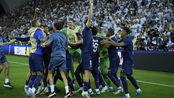 PSG beat Tottenham Hotspur to conquer the Super Cup. AP