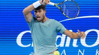 Carlos Alcaraz during the Cincinnati Open 2025. AFP