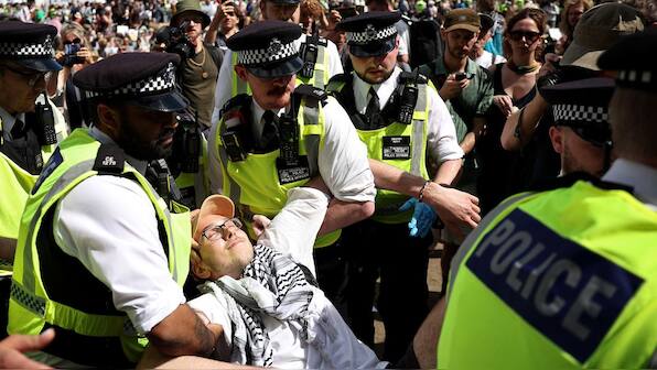 UK police arrest 365 in largest protest since Palestine action ban
